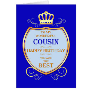 Cousin Birthday with Shield