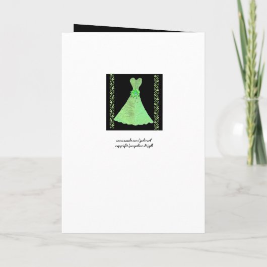 COUSIN Bruidsmeisje Uitnodiging ROZE jurk V01 (Achterkant)