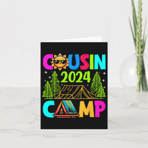 Cousin Camp 2024 Familie Vakantie Zomer Camping Cr Kaart