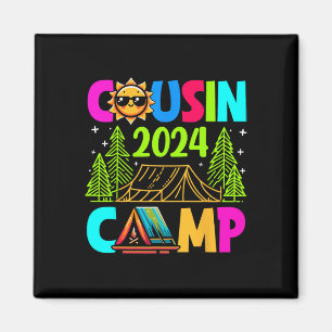 Cousin Camp 2024 Familie Vakantie Zomer Camping Cr Magneet