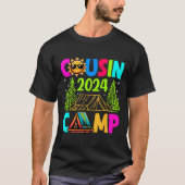 Cousin Camp 2024 Familie Vakantie Zomer Camping Cr T-shirt (Voorkant)
