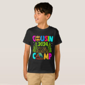 Cousin Camp 2024 Familie Vakantie Zomer Camping Cr T-shirt (Voorkant volledig)