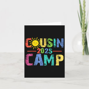 Cousin Camp 2025 Camping Kampvuur Zomervakantie Kaart