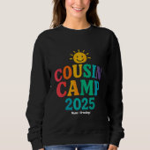 Cousin Camp 2025 Zomervakantie Fun Camping Trui (Voorkant)