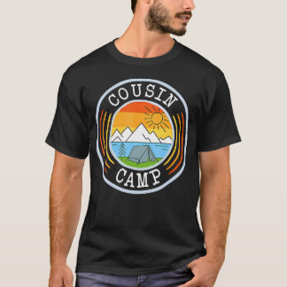 Cousin Camp Camper Camping Crew Campfire Summer Va T-shirt