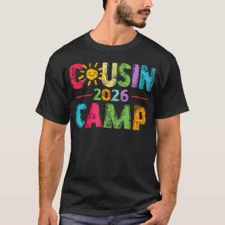 Cousin Camp Crew 2026 Zomer Vakantie Strand T-shirt