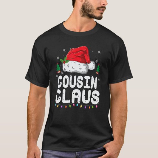 Cousin Claus  Christmas Pajama Family Matching Xma T-shirt (Voorkant)