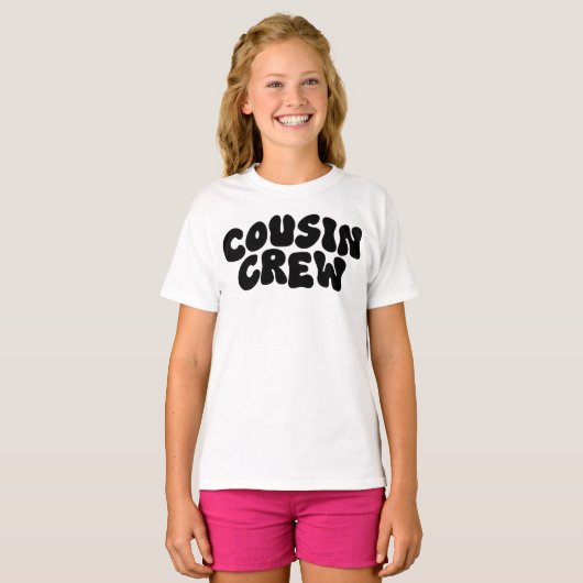 Cousin Cousins T Shirt Schattigee Kinder neef Crew (Voorkant volledig)
