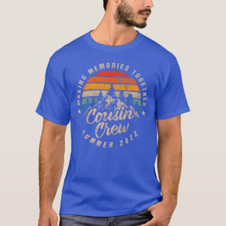 COUSIN CREW 2022 Grappige zomervakantie Camping le T-shirt
