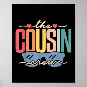 Cousin Crew 2025 Familiereünie Familie Vakantie Bo Poster