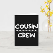 Cousin Crew 2025 Familiereünie Herinneringen Maken Kaart (Gele Bloem)