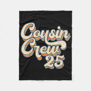 Cousin Crew 2025 Familiereünie Vakantie Strand Tri Fleece Deken