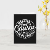 Cousin Crew 2025 Familiereünie Weekend Vacat Kaart (Gele Bloem)