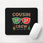 Cousin Crew 2025 Funny Christmas Matching Family P Muismat (Met muis)