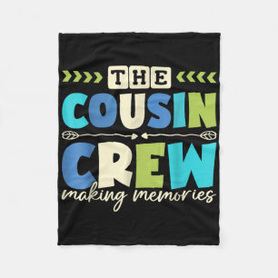 Cousin Crew 2025 Herinneringen maken Familie Vakan Fleece Deken