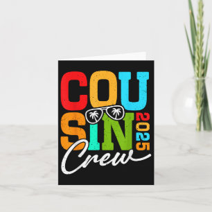 Cousin Crew 2025 voor familie zomervakantie en re Kaart