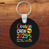 Cousin Crew 2025 Zomer Vakantie Strand Matching Fa Sleutelhanger (Voorkant)