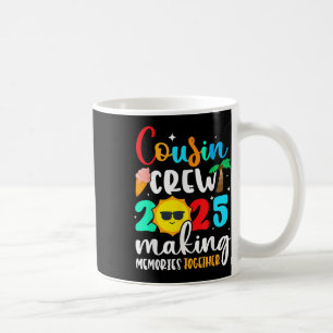 Cousin Crew 2025 Zomervakantie Strand Familiereis Koffiemok
