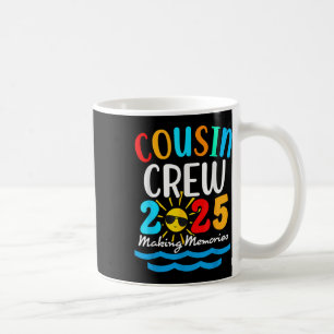 Cousin Crew 2025 Zomervakantie Strand Familiereis Koffiemok