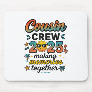 Cousin Crew 2025 Zomervakantie Strand Familiereis Muismat