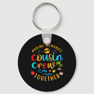 Cousin Crew 2025 Zomervakantie Strand Familiereis Sleutelhanger
