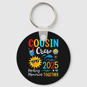 Cousin Crew 2025 Zomervakantie Strand Familiereis Sleutelhanger