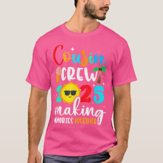 Cousin Crew 2025 Zomervakantie Strand Familiereis T-shirt