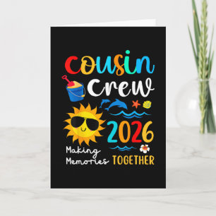 Cousin Crew 2026 Herinneringen Maken Zomer Familie Kaart