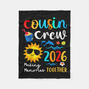 Cousin Crew 2026 Het maken van Herinneringen Zomer Fleece Deken