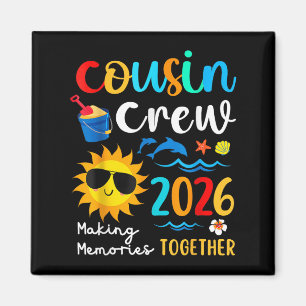 Cousin Crew 2026 Het maken van Herinneringen Zomer Magneet