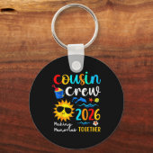 Cousin Crew 2026 Making Memories Summer Family Vac Sleutelhanger (Voorkant)