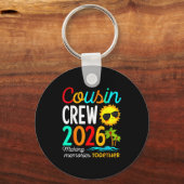 Cousin Crew 2026 Summer Vacation Beach Family Trip Sleutelhanger (Voorkant)