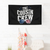 Cousin Crew 4th of July Patriotic American Family Spandoek (Insitu)