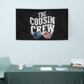 Cousin Crew 4th of July Patriotic American Family Spandoek (Beurs)