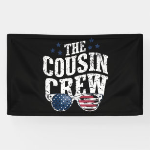 Cousin Crew 4th of July Patriotic American Family Spandoek