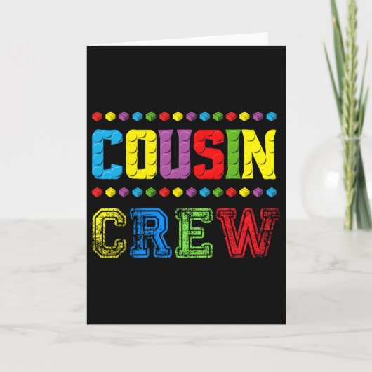 Cousin Crew Bouwstenen Master Builder Baksteen T Kaart (Voorkant)