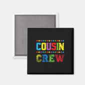 Cousin Crew Bouwstenen Master Builder Baksteen T Magneet (Voorkant / Achterkant)
