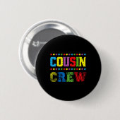 Cousin Crew Bouwstenen Master Builder Baksteen T Ronde Button 5,7 Cm (Voorkant /achterkant)