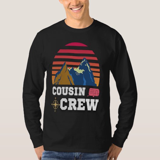 Cousin Crew Camping Adventure T-shirt (Voorkant)