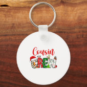 Cousin Crew Christmas Family Pajama Front And Back Sleutelhanger (Voorkant)