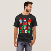 Cousin Crew Christmas In July Squad Pajamas Matchi T-shirt (Voorkant volledig)