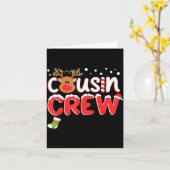 Cousin Crew Christmas Kids Cousins Christmas Match Kaart (Gele Bloem)