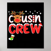 Cousin Crew Christmas Kids Cousins Christmas Match Poster (Voorkant)