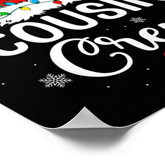 Cousin Crew Christmas Pajamas For Men Kids Women G Poster (Hoek)