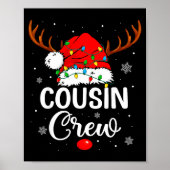 Cousin Crew Christmas Pajamas For Men Kids Women G Poster (Voorkant)