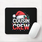 Cousin Crew Christmas Reindeer Antlers Hat Lights Muismat (Met muis)