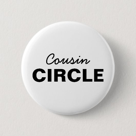 Cousin Crew | Cool Familie Design Ronde Button 5,7 Cm (Voorkant)