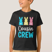 Cousin Crew Easter Bunny Boys Kids Family Shirt (Voorkant)