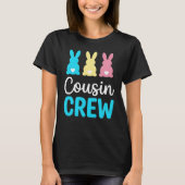 Cousin Crew Easter Bunny Family Matching Shirt (Voorkant)