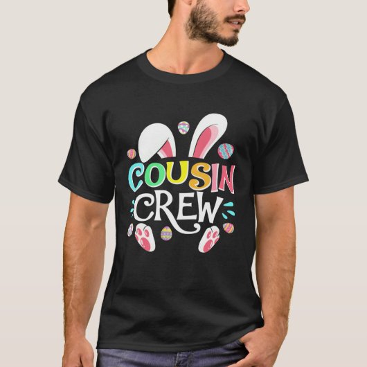 Cousin Crew Easter Bunny Family Matching Toddler B T-shirt (Voorkant)